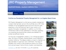 Tablet Screenshot of jrcpropertymgt.com